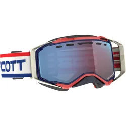 Scott Prospect Light Sensitive Retro Weiß/Blaue Ski Brille, weiss-blau für Männer