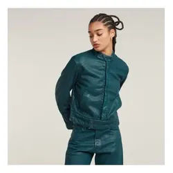 G-Star für Damen. D25184-D436-G760 Kurze Moto-Jacke blau (XS), Lässig, Bio-Baumwolle, Nachhaltig