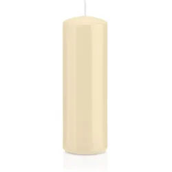 Wiedemann Kerzen Stumpenkerzen mit ASF Abbrandschutz Bisquit 150 x Ø 48 mm, 24 Stück