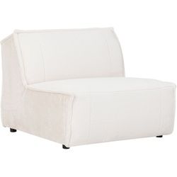 Sessel Amore aus Stoff, Beige