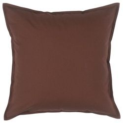 Novel Kissenhülle , Dunkelbraun , Textil , Uni , 50x50 cm , Fsc, Bsci, Oeko-Tex® Standard 100 , hochwertige Qualität , Heimtextilien, Bezüge, Kissenbezüge