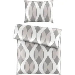 Boxxx Bettwäsche , Grau , Textil , Blume , 140x200 cm , Heimtextilien, Bettwäsche & Leintücher, Bettwäsche, Sonstige Materialien