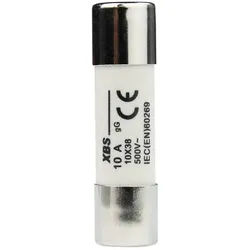 Zylindrische Schmelzsicherung 10A 10X38 XBS