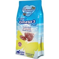 Renske Mighty Omega 3 Plus Junior Adult Lamm & Reis Hundefutter 3 kg