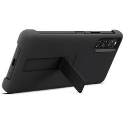 Style Stand Cover Cover für Sony Xperia 10 V (Schwarz)