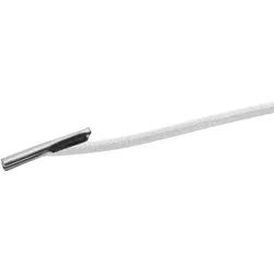 100 Gummizugschnüre 270 mm mit 2 Splinten, weiß 270 mm | weiß, Kunststoff|Kautschuk