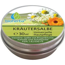 Bioherba Kräutersalbe mit Ringelblume Kamille und Schafgarbe Salbe 30 ml Unisex