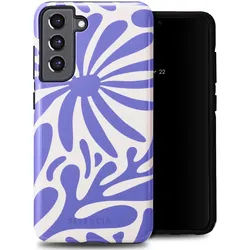 Samsung Galaxy S21 FE Hülle - Kunststoff - Selencia Hard Case/Backcover - Handyhülle Bunt - Blumen Und Natur Design