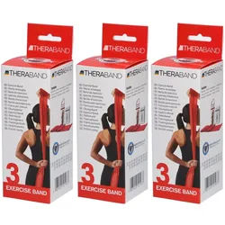 TheraBand® Übungsband mittel rot 2,5 m in Tasche