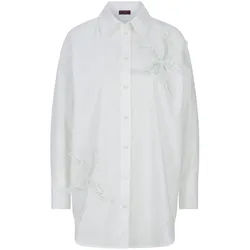 Le chemisier long 100% coton TALBOT RUNHOF X PETER HAHN blanc