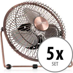 Stagecaptain TV-60U MkII 6" USB-Tischventilator 5x Set
