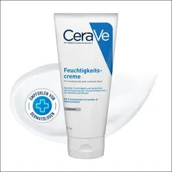 CeraVe Feuchtigkeitscreme: Reichhaltige Körpercreme für trockene bis sehr Haut Gesicht und Körper Creme 177 ml Unisex 177 ml Creme