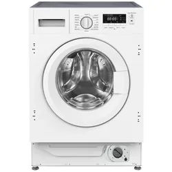 Amica Einbauwaschmaschine , Weiß , Metall , 59.5x82.5x54.0 cm , Startzeitvorwahl, Kindersicherung, Aquastop, LED-Anzeigen, Überlaufschutz, Unwuchtkontrolle , Elektrogeräte, Standgeräte, Waschmaschinen