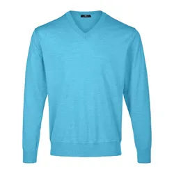 Le pull 100% laine vierge Peter Hahn turquoise