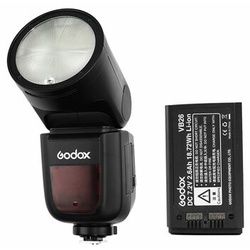 Godox Speedlite V1 + Zusatz Akku Fujifilm