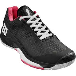 Wilson Rush Pro 4.0 Clay/Sandplatz 2024 schwarz/pink/weiss Damen Tennisschuh schwarz 36 2/3
