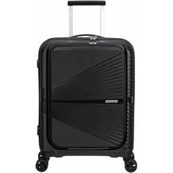 American Tourister Airconic Handgepäck Trolley 55cm mit Fronttasche + GRATIS HOTELGUTSCHEIN Onyx Black