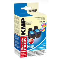 KMP H12D - Multi pack - HP DeskJet 450 CBI HP DeskJet 450 CI HP DeskJet 450 WBT HP DeskJet 5145 HP DeskJet 5150 HP... - 2 Stück(e)