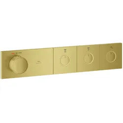 GROHE Unterputz-Thermostat Grohtherm Aqua Tiles, 106866 FMS 3 ASV cool sunrise gebürstet, 106866GN00 106866GN00
