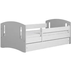Raumhirsch Furniture Kinderbett Classic II mit Schublade ohne Matratze Grau 90/65/164 , Holzwerkstoff , Rechteckig , 80x160 cm , Babymöbel & Kindermöbel, Kinderzimmer & Jugendzimmer, Kinderbetten