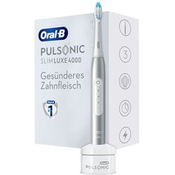 Oral-B - Elektrische Schallzahnbürste 'Pulsonic Slim Luxe 4000' in Platinum Zahnbürste 1 St