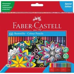 Faber-Castell Buntstift 60 Buntstifte CLASSIC farbsortiert bunt