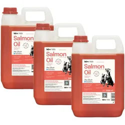 Lab-v Lachsöl – 100 % Lachsöl für Hunde und Katzen 3x5000 ml