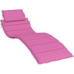 vidaXL Sonnenliegen-Auflage Rosa Oxford-Gewebe