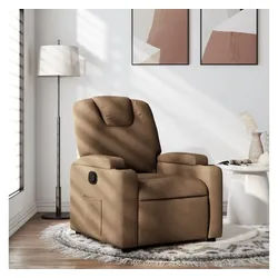 vidaXL Relaxsessel, Relaxsessel Braun Stoff
