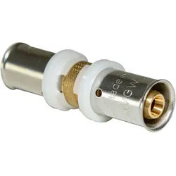 Zewotherm Verbindungskupplung Messing, 14 x 2, zum Verpressen TH Kontur