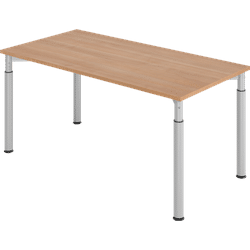 MC, Schreibtisch, MyTable Y Schreibtisch mit Gestell Silber (1600 x 800 x 680 mm)