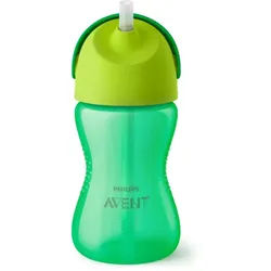 Philips Avent Bendy Straw SCF798/01 12m+ Tasse mit flexiblem Strohhalm Green 300 ml