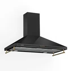 Klarstein Victoria 90 Dunstabzugshaube 90cm Retro-Design 644,5m3/h 2 LED-Lampen Schwarz
