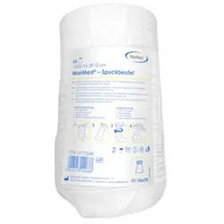MaiMed® Spuckbeutel mit Verschlussring, weiß, Reißfester und auslaufsicherer Auffangbeutel, 1 Packung = 50 Stück