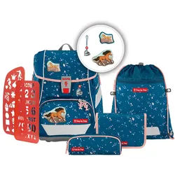 Step by Step 2IN1 PLUS Schulranzen-Set, 6-teilig Wild Horse Ronja