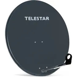 TELESTAR SAT-Spiegel Alu, 80 cm, oval, grau
