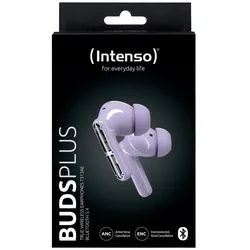 Intenso True Wireless Kopfhörer T313AE Bluetooth Buds Plus mit Akku lila In-Ear-Kopfhörer