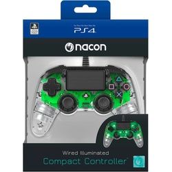 Nacon Nacon Compact Illuminated PS4 Controller transparent grün (Neu differenzbesteuert)