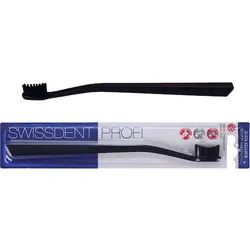 Swissdent Pflege ZahnbuerstenSoft-MediumProfi Colours Zahnbürsten Schwarz 1 Stk.