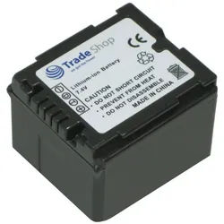 Trade-Shop Akku passend für Panasonic HDC SD20 SD100 SD200 SD300 SD600 SD707 Kamera-Akku Li-Ion 950 mAh (7,4 V)