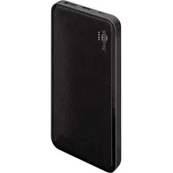 Goobay Powerbank Slimline 10.000 mAh - leistungsstarke 10.000 mAh in einem handlichen wie griffigen Design mit Status-LEDs