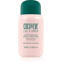 Coco & Eve Like A Virgin Super Hydrating Cream Conditioner feuchtigkeitsspendender Conditioner für glänzendes und geschmeidiges Haar 70 ml