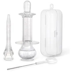 Haakaa Fütterungsspritze Squeezie Dose Set 1 St transparent