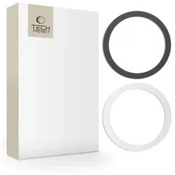 MagMat MagSafe Universal Magnetic Ring - Black / Silver (2 pcs)