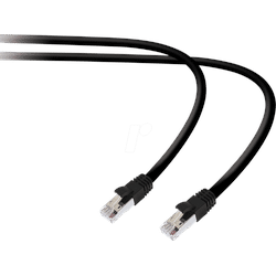 UF CAT6A 20 HD - Cat.6a Ultra Flex -Patchkabel HDBaseT - 20 m - schwarz