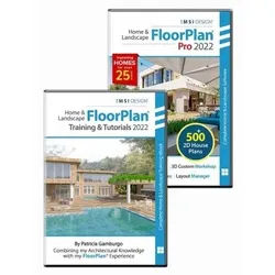 FloorPlan 2022 Pro & Training Bundle - Windows Version, English, dauerhaft