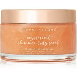 Crystallove Rose Quartz Shimmer Body Scrub Körperpeeling 200 g