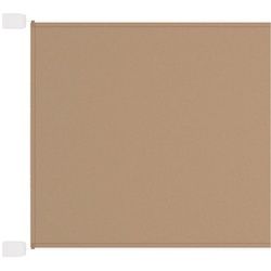 vidaXL Senkrechtmarkise Senkrechtmarkise Taupe 100x420 cm Oxford-Gewebe