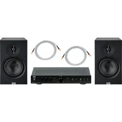 ELAC Debut B6.3 BK / QED / BC Acoustique EX-214 HiFi Stereoanlage Set