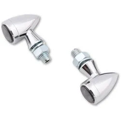 SHIN YO SIXTEEN BULLET LED Rück-, Bremslicht, Blinker, silber, Größe 31 mm